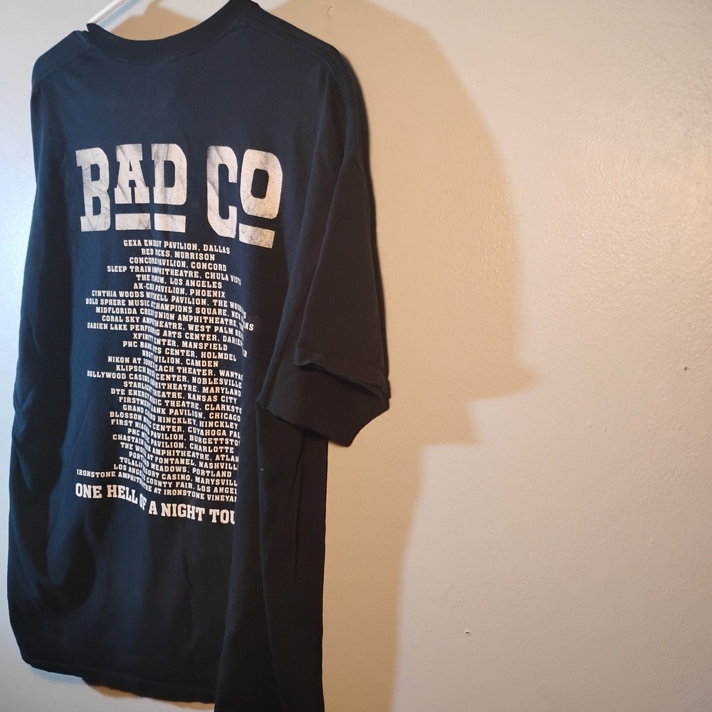 Bad Company Logo Mens T Shirt Music Classic Concert Rock Band Tee Black XL 2016 - Picture 7 of 13